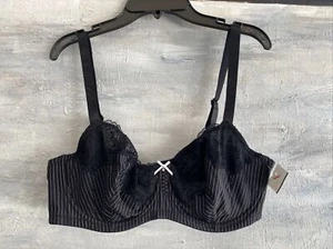 ¡NUEVO SIN ETIQUETAS! Sujetador Camiseta DORINA 'Adele' Sin Forro U/W, 38DD - Rayas Negras - Imagen 1 de 6