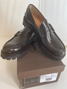 CHURCH'S NWB PEMBREY 5 Loafer in Light ebony Size 8 Made in England - Picture 1 of 12