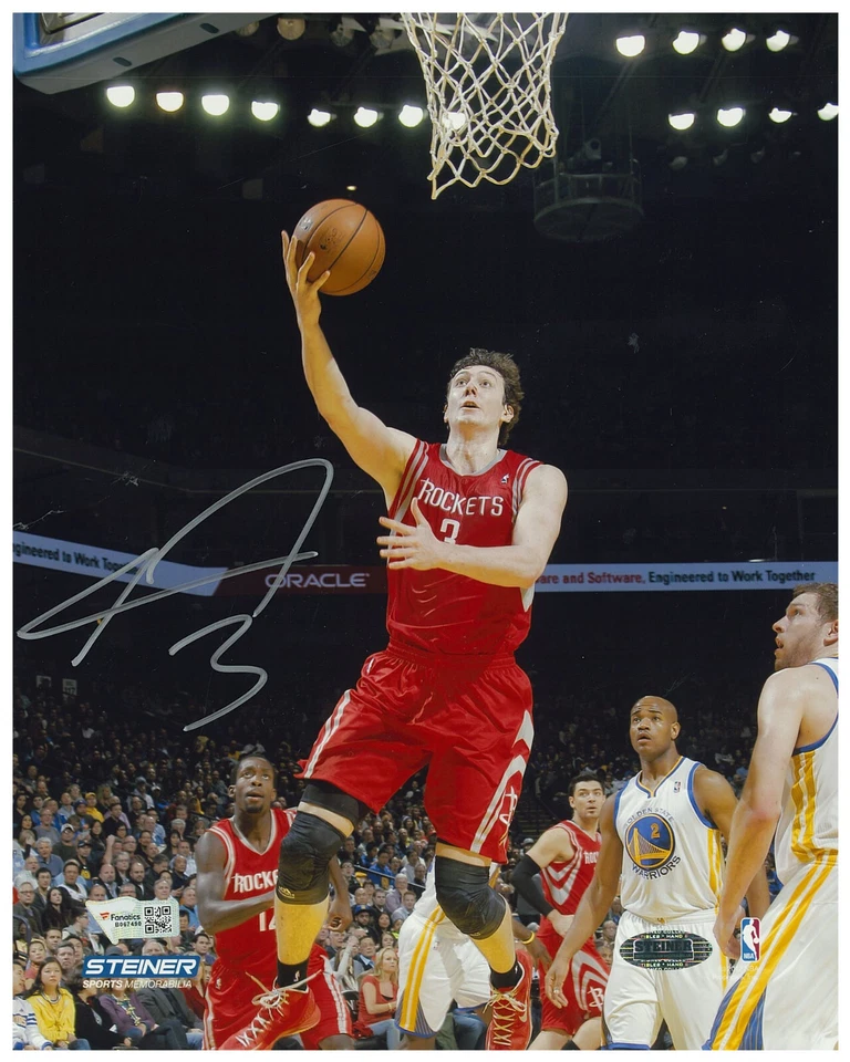 Foto 8x10 firmada por Omer Asik de los Houston Rockets (fanatics & Steiner certificado de autenticidad) Foto 1 de 3