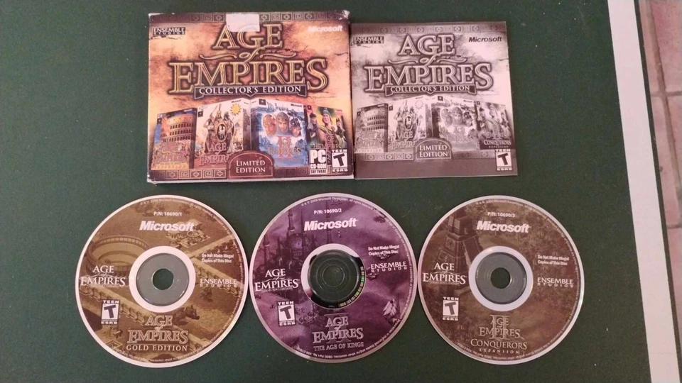 AGE OF EMPIRES Collector’s Edition Limited windows 2006 PC CD-ROM Computer Game - Image 1 of 1