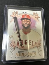 JO ADELL RC - 2021 TOPPS ALLEN GINTER ROOKIE CARD #142 ANAHEIM ANGELS ⚾️🇺🇸
