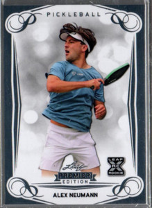 2023 Leaf Pickleball Premier Edition Silver Foil #5 Alex Neumann RC