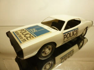 GAY TOYS USA PLASTIC 699 DODGE CHARGER POLICE - WHITE L31.0cm - GOOD CONDITION - Imagen 1 de 9