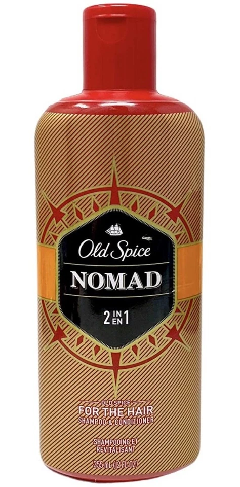 Old Spice NOMAD 2 in 1 Shampoo & Conditioner - For The Hair Smooth Clean 12 oz - Image 1 of 1