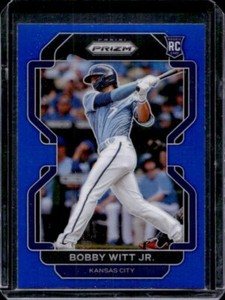 2022 Panini Prizm Bobby Witt Jr. #33 Rookie Blue Prizm