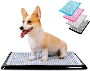 Dog Potty Tray/Puppy Pee Pad Holder 25”X20” Indoor Wee Training for Small and Me - Picture 1 of 6