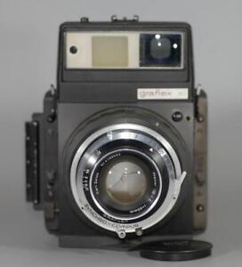 New ListingGraflex Xl 6x7 Press camera w/ Zeiss 80mm f2.8 Planar lens Roll Film Back - Ex+!