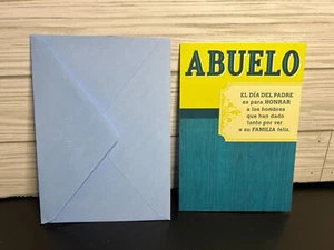 Hallmark Father's Day Grandpa Dia Del Padre Abuelo Greeting Card & Envelope - Picture 1 of 4