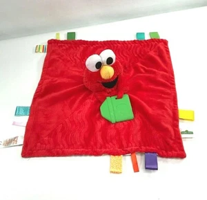 Sesame Street Bright Starts Taggies Red Elmo Security Blanket Teether Plush Doll - Picture 1 of 4