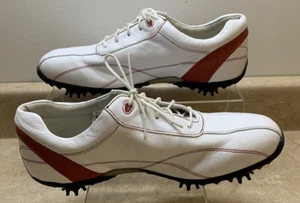 FOOTJOY 97036 WHITE LEATHER STITCH CLASSIC LOPRO GOLF SHOES WOMENS SIZE 9 M - Picture 1 of 7