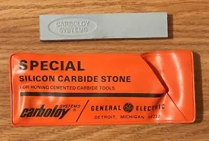 Special Carboloy Silicon Carbide Stone For Honing Cemented Carbide Tools - Picture 1 of 4