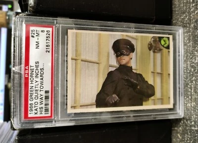 1966 Donruss Green Hornet Bruce Lee as Kato Profile Rookie Card #25 - Image 1 of 4