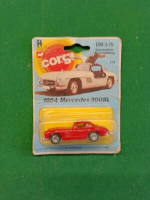 Corgi Toys Mercedes Benz 300 SL + Blister anni 1982 - Immagine 1 di 4