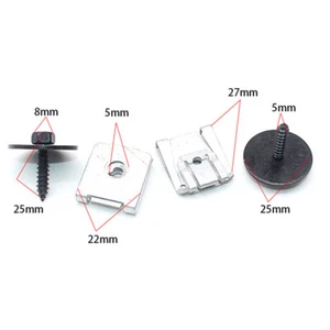 0049943145 10pcs/set Under Engine Cover Floor Clips Screws Kits 0019906036 _t - Picture 1 of 12