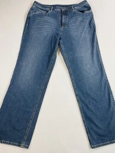 Talbots Stretch Denim 5-Pocket Jeans Med Wash Size 16 - Picture 1 of 12