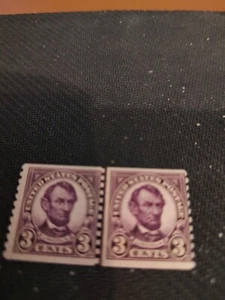 us stamps 1901-40: unused Scott #600 Lincoln from 1924 - Picture 1 of 1