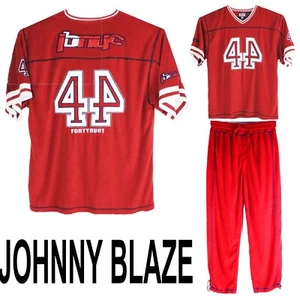 Vintage JOHNNY BLAZE HERREN SPORT Ausrüstung T-SHIRT oder/und KURZ - Bild 1 von 4