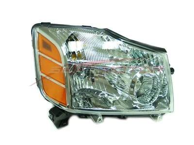 For 2004-2007 Nissan Titan Passenger Side Headlight Head Light Lamp RH Foto 1 de 2