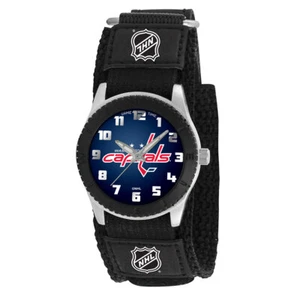 Washington Capitals Kids Rookie Watch Black Game Time NHL-ROB-WAS Youth Boys - Picture 1 of 1