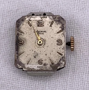 Universal Geneve 220 Hand Manual 15mm NO Funciona For Parts Watch Swiss 1 - Picture 1 of 2