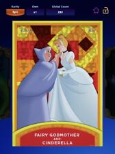Topps Disney Collect Timeless Treasures Fairy Godmother & Cinderella Epic 750cc