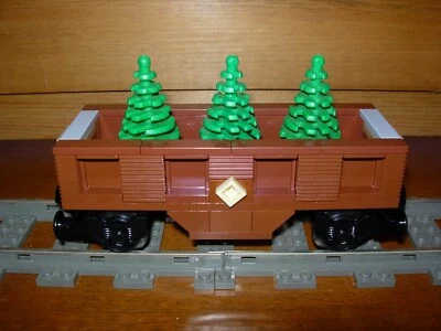 Lego Train Holiday Emerald Winter Tree Car City Track 9V RC My Own 10194 10254 - Image 1 of 2
