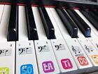 Solfège Children’s Keyboard / Piano Stickers SET for up to 88 KEYS 