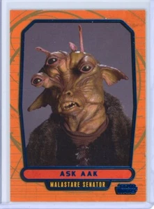 2013 Topps STAR WARS Galactic Files 2 ASK AAK Blue Foil Parallel #307/350 - Picture 1 of 2