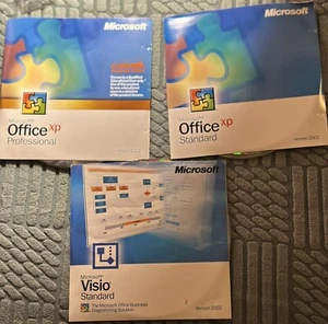 Set Microsoft Office XP Professional & Standard & Microsoft Visio Standard 2002 - Picture 1 of 20
