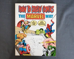 1984 How to Draw Comics the Marvel Way Stan Lee & John Buscema Fireside Books - Foto 1 di 10