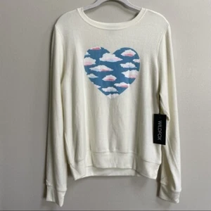 NWT WILDFOX Salt Light Hearted Pullover Size Small - Picture 1 of 12