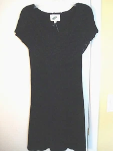 New Womens Nurture Black Cowl Neck Sweater Dress Size Small - Picture 1 of 7