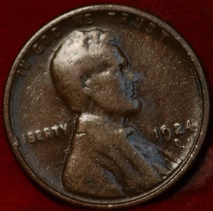 1924-D Denver Mint Copper Lincoln Wheat Cent - Picture 1 of 2