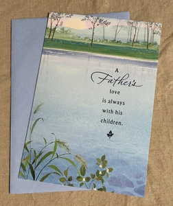 Sympathy Greeting Card & Envelope ~ Loss of Father - Picture 1 of 2