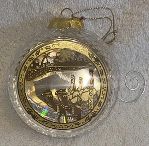 Midwest & Silvestri Weihnachtskugel geätzt Metall Weise Männer Licht Abdeckung Prisma - Bild 1 von 5