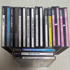 SEGA Saturn Game Lot Sakura Wars Evangelion Gundam NTSC-J Japan Untested