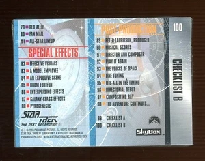 1994 PARAMOUNT PICTURES THE MAKING OF STAR TREK THE NEXT GENERATION 100 KARTEN SET - Bild 1 von 2