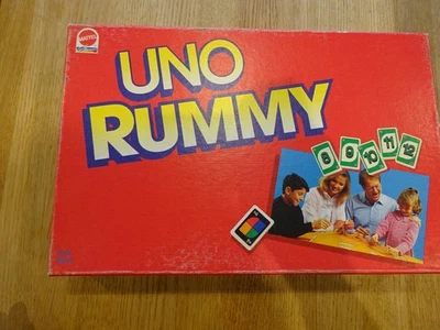 Uno Rummy, Mattel, Spiel, vollständig, 3-5 - Bild 1 von 4