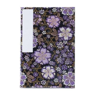 Kochi binding, Goshuin book with vinyl cover, Rainy season notice, Nishijin gold - Picture 1 of 7