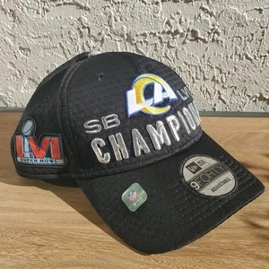 New Era LA Rams Super Bowl LVI Champions 9FORTY Snapback Mütze Schwarz NFL Herren OS - Bild 1 von 8