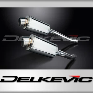 YAMAHA TDM900 2002-2013 225mm OVAL STAINLESS SILENCER EXHAUST KIT - Picture 1 of 5