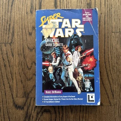 Super Star Wars Super Nintendo SNES Official Strategy Guide Hint Book - Image 1 of 4