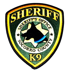 CONDADO DE SOCORRO - OFICINA DEL ALGUACIL K-9 - NUEVO MÉXICO CASI NUEVO Parche Policía CANINE DOG 1S - Imagen 1 de 1