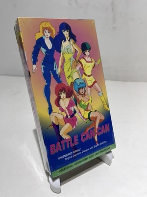 SEALED BATTLE CAN-CAN VHS 1987 ANIME EXPLICIT  SCI-FI ENG SUBS EXTREMELY RARE - Image 1 of 4