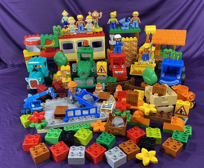 Lego Bob The Builder 3273 Lofty 3296 Travis 3295 Roley 3595 Muck Inc. Sets Lot - Image 1 of 4