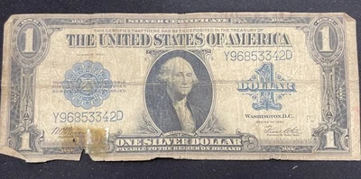 1923 United States Silver Certificate  - Image 1 of 2