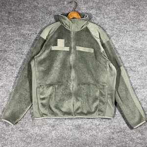 US Military Fleece Mens M Green Gen III Polartec Cold Weather Jacket Peckham Zip - Picture 1 of 16