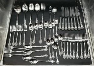 Wm. A. Rogers Premier Oneida PRESIDENT Flatware (8) 5pc Dinner & Hostess Set 7pc - Picture 1 of 6