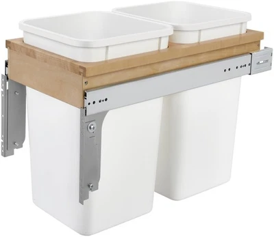 Rev-A-Shelf 4WCTM-15DM2 Wood Classics 12"W верхнее крепление двойное 27 кварт - клен / - Изображение 1 из 4