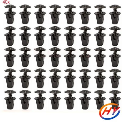 40x Tornillos protectores contra salpicaduras N90974701 para Audi VW guardabarros forro, parachoques, debajo de la cubierta Foto 1 de 4